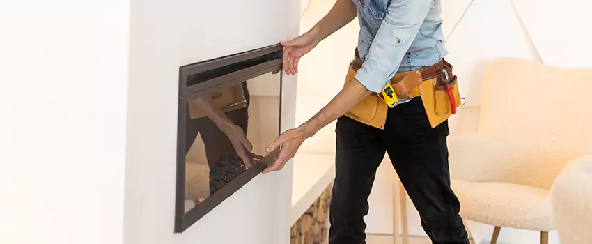 Metal Fireplace Installation in Gilroy, California