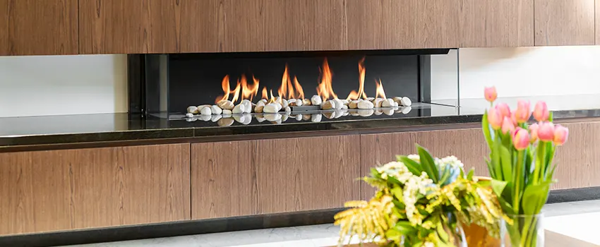 Double-height Fireplace Design Refurbishment in Gilroy, California