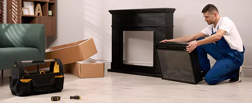 Old Rusted Metal Fireplace Repair And Replacement in Gilroy, CA