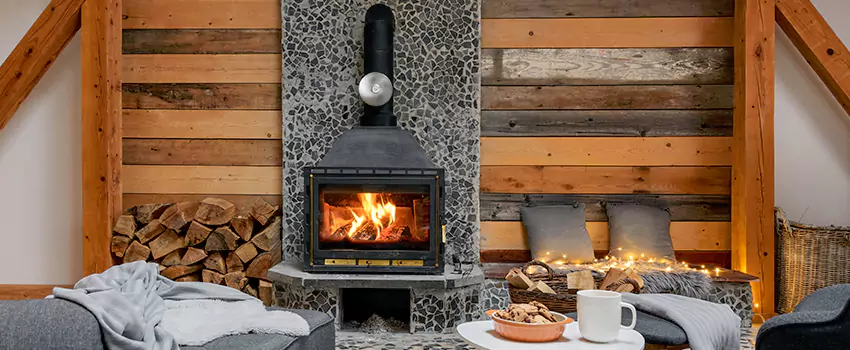 Thelin Hearth Products Direct Vent Gas Stove Fireplace Inspection in Gilroy, California